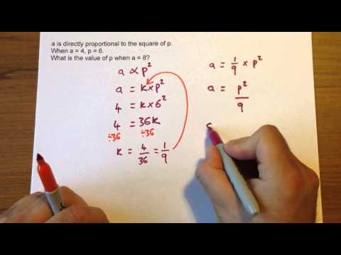 What is a direct square relationship?