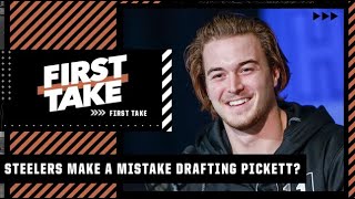 Did the Steelers make a mistake drafting Kenny Pickett? | First Take