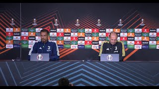 | JUVE - SPORTING | Danilo e Allegri in conferenza stampa.