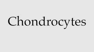 How to Pronounce Chondrocytes