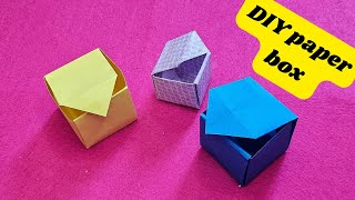 DIY - How To Make Paper Box | Paper Gift Box Origami