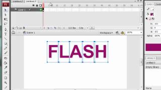 Shape Tweening: Text to Object