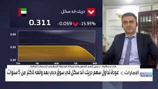 شادي بطاينة: دور مهم صانع السوق في حركة سهم دريك آند سكل