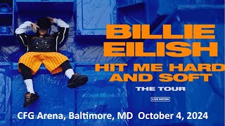 Billie Eilish-Concert Intro-Chihiro-(Live) @ CFG Bank Arena, Baltimore, MD. October 4, 2024.