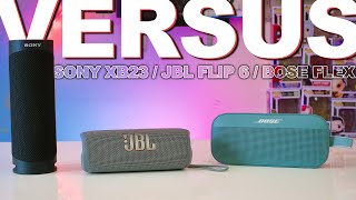 JBL Flip 6 Vs Bose Flex Vs Sony XB23 - 20 Watt Speakers Compared