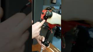 How to start a shindaiwa whipper snipper