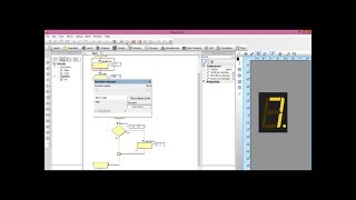 7 SEGMENT DISPLAY COUNT 0 9 ON FLOWCODE