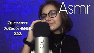 ASMR FR- Je compte jusqu'à 222 (parce que 2022 c'était trop long)