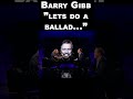 BARRY GIBB - falsetto acoustic 