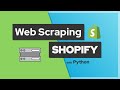 Web scraping e-commerce websites created using Shopify with Python x Beautiful Soup