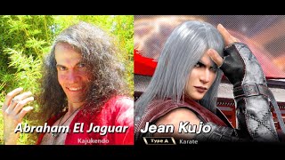 Abraham El Jaguar plays Virtua FIghter 5 R.E.V.O ft Jean Kujo