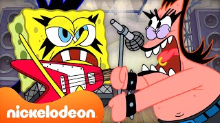 SpongeBob | Największe przeboje SpongeBoba 🎤 | Muzyczny Maraton | @SpongeBobOfficial | Nickelodeon