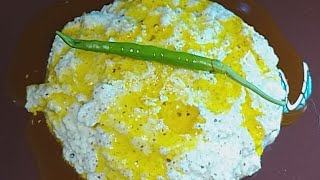 কাঁচা কচু বাটা রেসিপি || Kacha Kachu Bata recipe || ইন্দুবালা ভাতের হোটেলের মত করে কচু বাটা রেসিপি