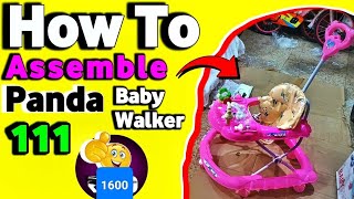 How to Assembly panda Baby Walker 555and 111 Walker/panda Walker/#r #111walker#assemble#panda#walker