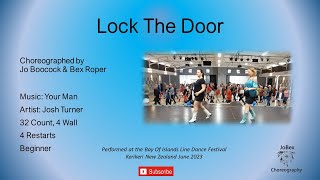 Lock The Door - Line Dance Demo