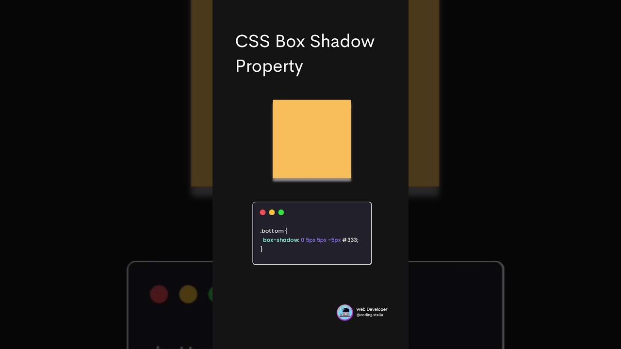 CSS Box Shadow Property - YouTube