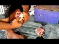 bakray ki siri katne aur saaf karne ka tarika goat head cutting video how to clean siri