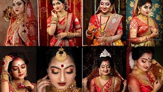 Modern Bengali bride look