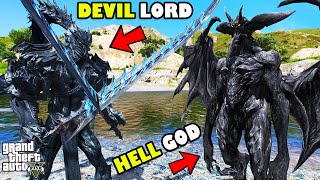 Franklin Found DEVIL LORD To Finish HELL GOD in GTA 5 | SHINCHAN and CHOP