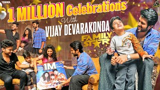 1 Million Celebrations with Vijay Devarakonda || The Family Star || @SidshnuOfficial || Tamada Media