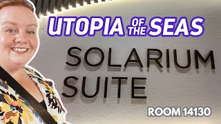 Utopia of the Seas NEW Solarium Suite 14130 Full Room Tour!