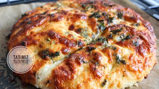 BU SARIMSAKLI EKMEK TARİFİ SİZİ ZİRVE YAPACAK| Garlic Bread Recipe| Tadımıztuzumuz