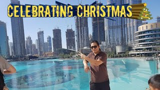 Celebrating Christmas @ DUBAI MALL 🥰