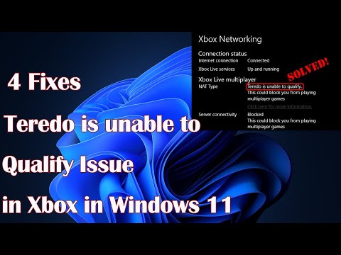 Teredo is unable to qualify problem in Windows 11 – 4 Fix for Xbox