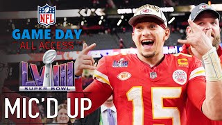 NFL Super Bowl LVIII Mic'd Up, "I want back to back to back" | Game Day All Access