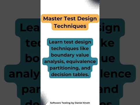 Master test design techniques #Softwaretesting #Testing