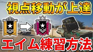 【R6S】初心者必見！エイム練習法＆視点移動を綺麗にする方法を紹介するぞ！