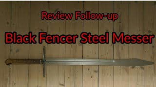 Review follow-up: Black Fencer Steel Messer