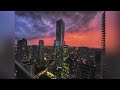 toronto evening view from a high rise building balcony toronto view toronto area