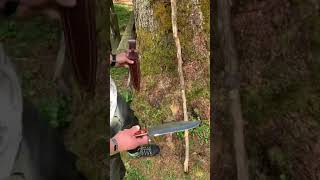 Cudeman bowie 106c test in the wood