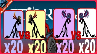 Stick War Legacy || 20 Giant Boss Vs 20 Giant Boss || 20 Giant Leader Vs 20 Giant Leader  #stick