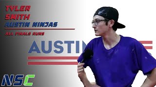 NSC 2nd Place Tyler Smith | Every Finals Run From Austin Ninjas Qualifier | Season 2