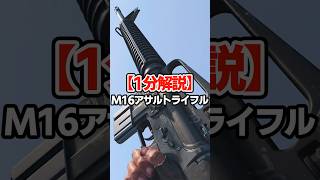 【一分で解説！】戦場の風景を一変させたM16アサルトライフル【ゆっくり解説】 #shorts #ゆっくり解説