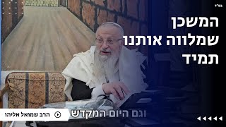 המשכן שמלווה אותנו תמיד | הרב שמואל אליהו | הלכה יומית | כ״ה שבט תשפ״ה