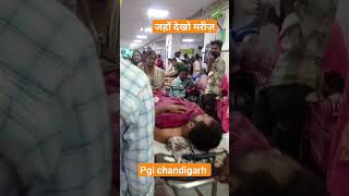 जहाँ देखो मरीज ही मरीज || pgi chandigarh || pgi emergency || chandigarh pgi || pgimer