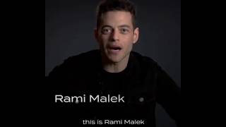 Rami Malek 007 #BOND25