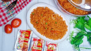 PERFECT JOLLOF RICE WITH TASTY TOM JOLLOF MIX. #jollofrice #zuchilicious