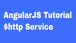 AngularJS Tutorial $http Service