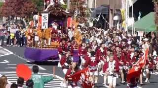 津山まつり / 京町 だんじり 紅葉䑓 / 岡山 津山 徳守神社 japan okayama tsuyama festival. maturi 祭