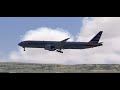 Aerofly FS 2022 | 777-300ER landing at Oakland airport runway 33 (read description)