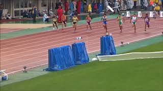 えひめ国体・陸上競技／少年男子A100m決勝、1着：宮本大輔（京都）10秒20