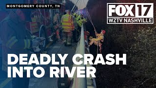 Tennessee Highway Patrol investigates deadly crash sending vehicle into river