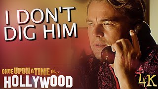 LEONARDO DiCAPRIO STUTTERS | ONCE UPON A TIME IN HOLLYWOOD Brad Pitt | Alcoholic Bipolar Dalton