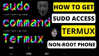 Install sudo in termux | Get Root Access in termux | termux tutorial