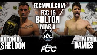 Antonio Sheldon vs Michael Davies | FCC Featherweight Championship FCC 15 FULL FIGHT #MMA