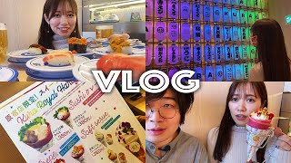 世界一映える寿司屋で爆食いデート【VLOG】